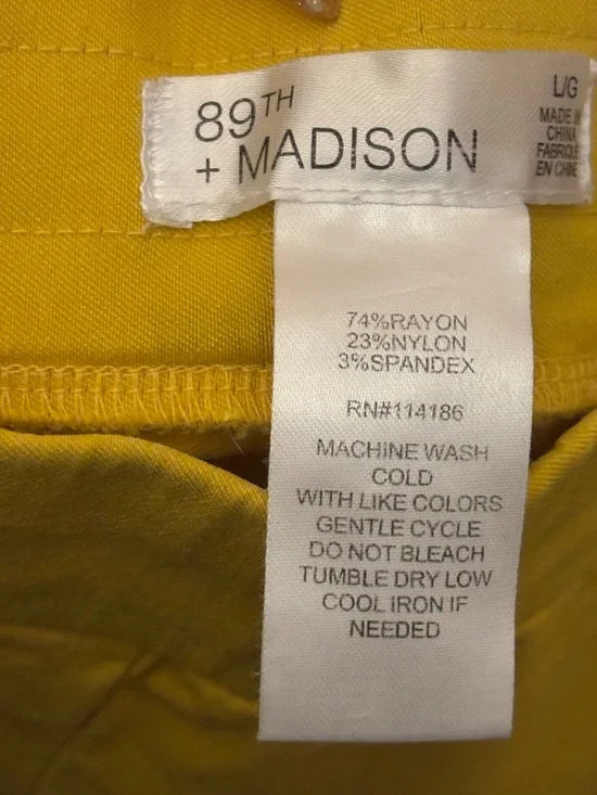 89th & Madison Capri Ankle Pants NWOT - Picture 4 of 4